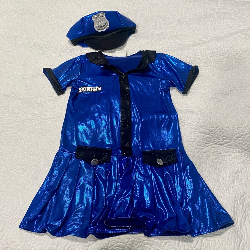Girls Police Halloween Costume